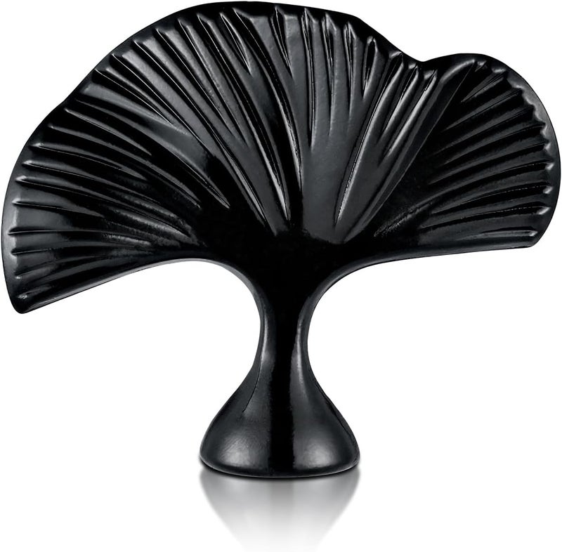 GooChan Vintage Lamp Finial Cap Knob,Leaf Shaped Metal Finial for Lamp Shade Top,Dual-Thread Top Screw for Lampshade,Retro Lamp Top Decorations - Image 1